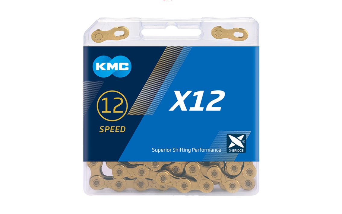 Grandinė KMC X12 Ti-N Gold