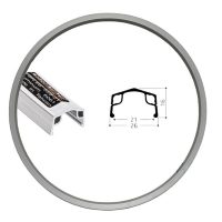 Ratas galinis 24" Shining A-6N SS Velosteel 3