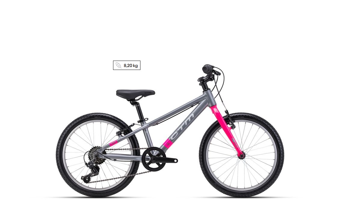 Dviratis CTM Flash Matinė Pilka 20"