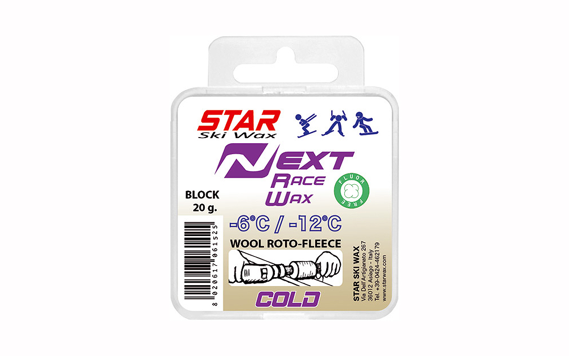 Vaškas slidėms Star Ski Wax Next Cold Block