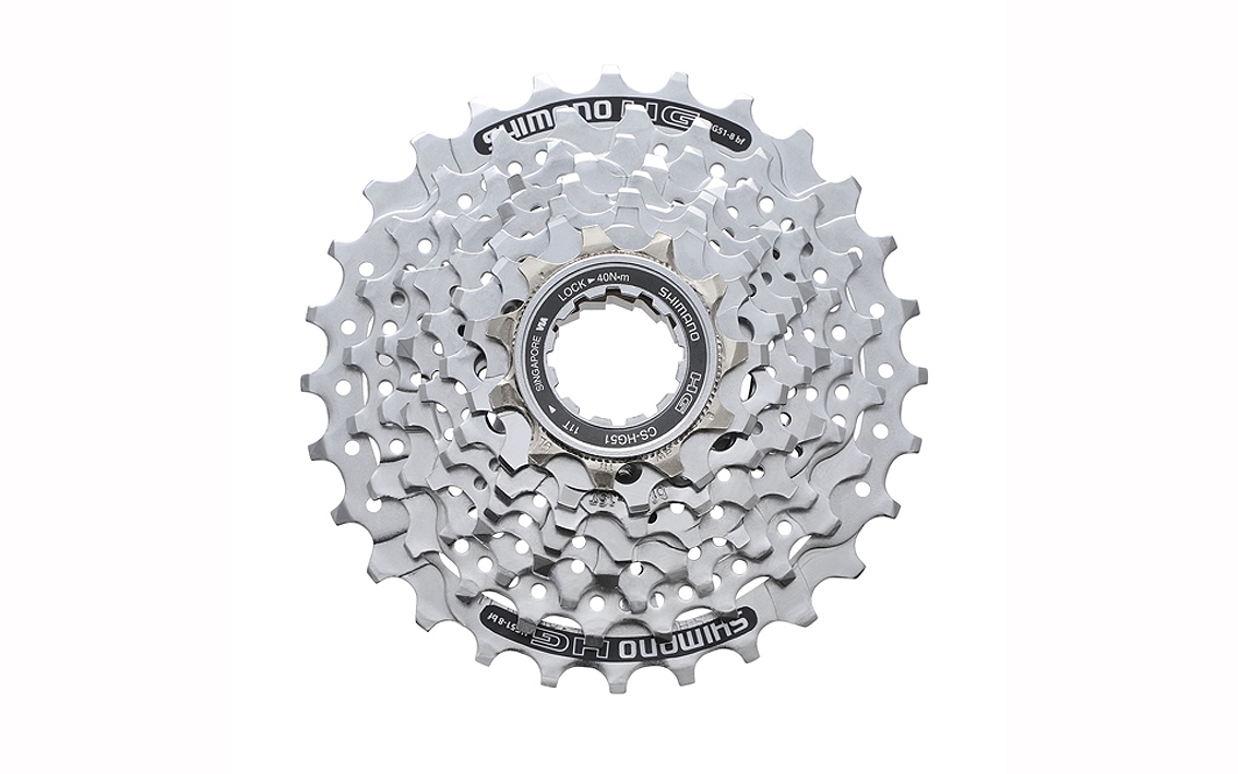 Žvaigždžių blokas galinis Shimano CS-HG51 Alivio