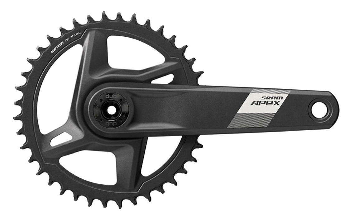 Žvaigždžių blokas priekinis SRAM Apex 1 DUB Wide
