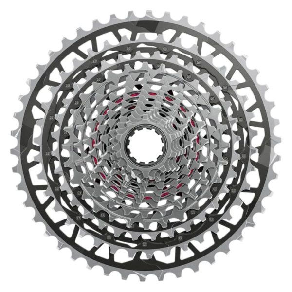 Žvaigždžių blokas galinis SRAM XG-1391 Red E1 XPLR