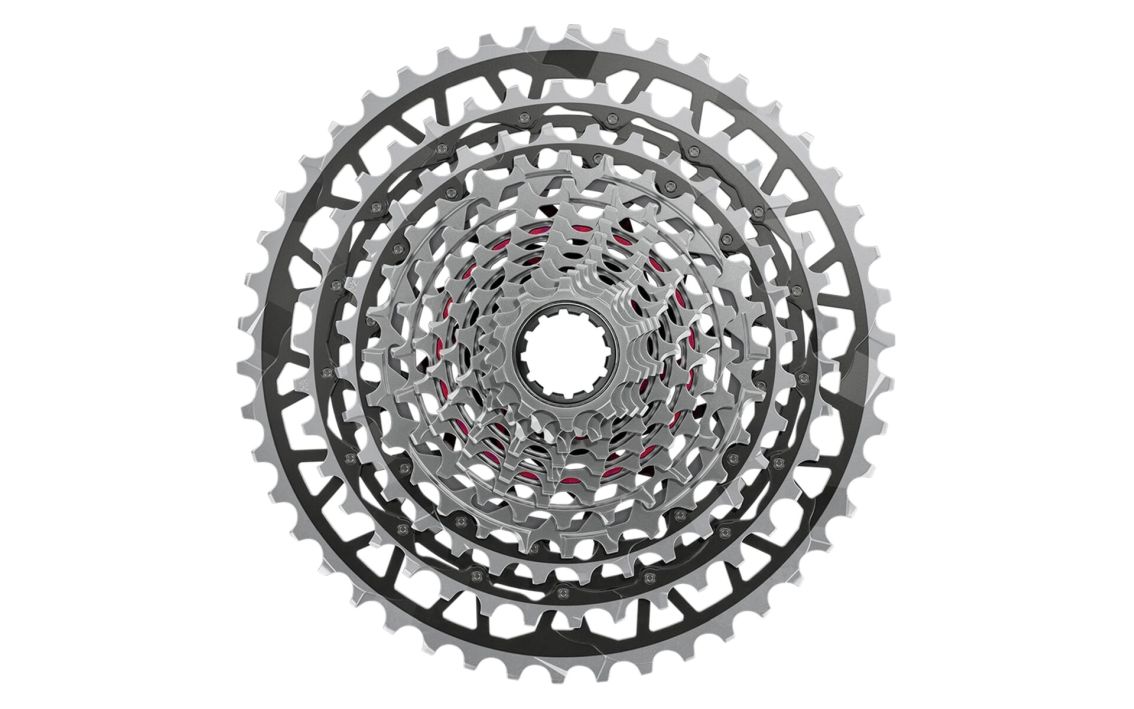 Žvaigždžių blokas galinis SRAM XG-1391 Red E1 XPLR