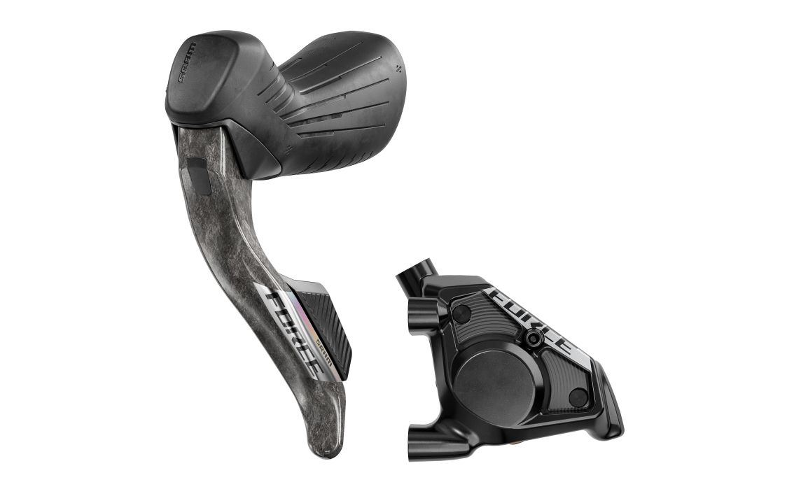 Stabdžių pavarų rankenėlė su hidrauliniais stabdžiais SRAM Force eTap AXS HRD E1