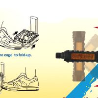 Pedalai sulankstomi Wellgo F178DU