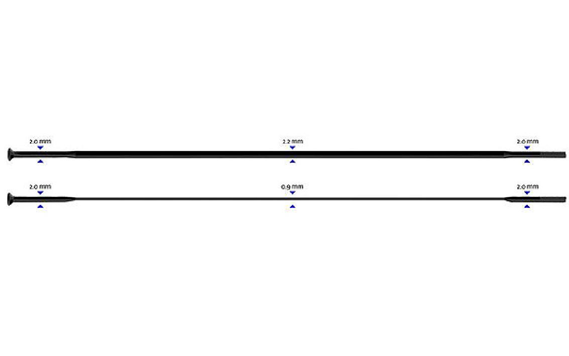Stipinas Sapim CX-Ray Straight x 294 mm 14G