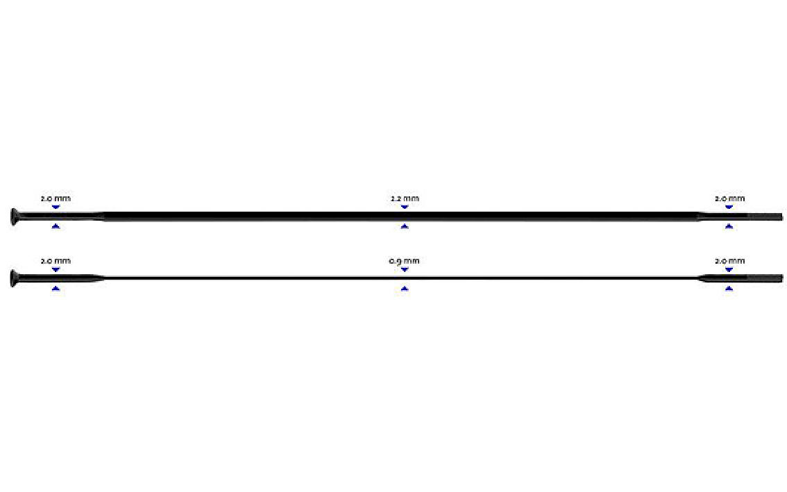 Stipinas Sapim CX-Ray Straight x 298 mm 14G