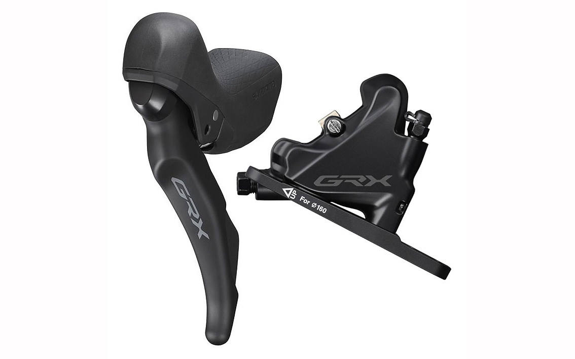 Stabdžių pavarų rankenėlė su hidrauliniais stabdžiais Shimano ST-RX600(L) BR-RX400(F) GRX