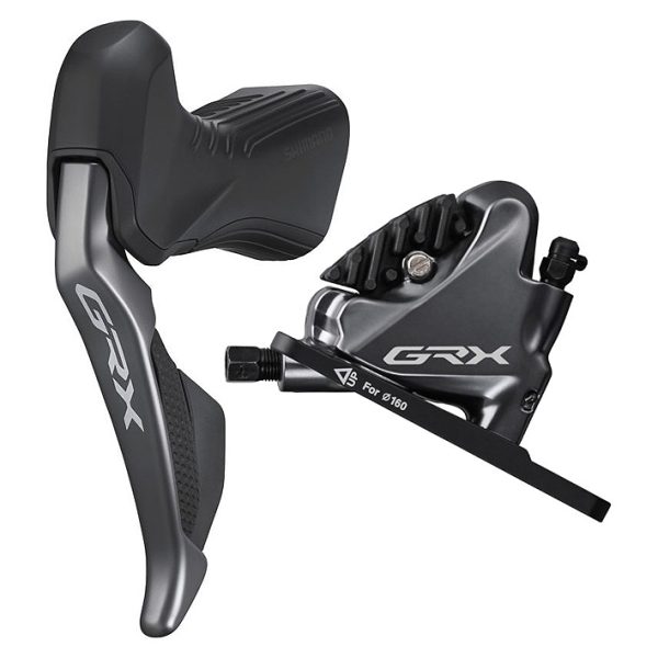 Stabdžių pavarų rankenėlė su hidrauliniais stabdžiais Shimano ST-RX815(L) BR-RX810(F) GRX Di2