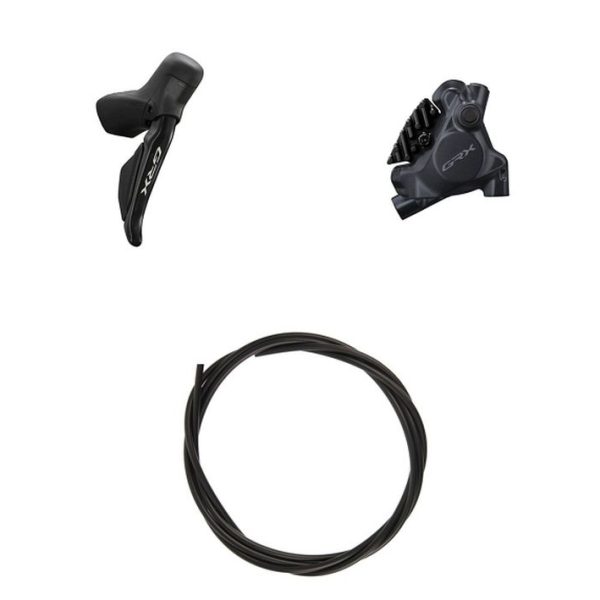 Stabdžių pavarų rankenėlė su hidrauliniais stabdžiais Shimano ST-RX715-R / BR-RX410 GRX Di2