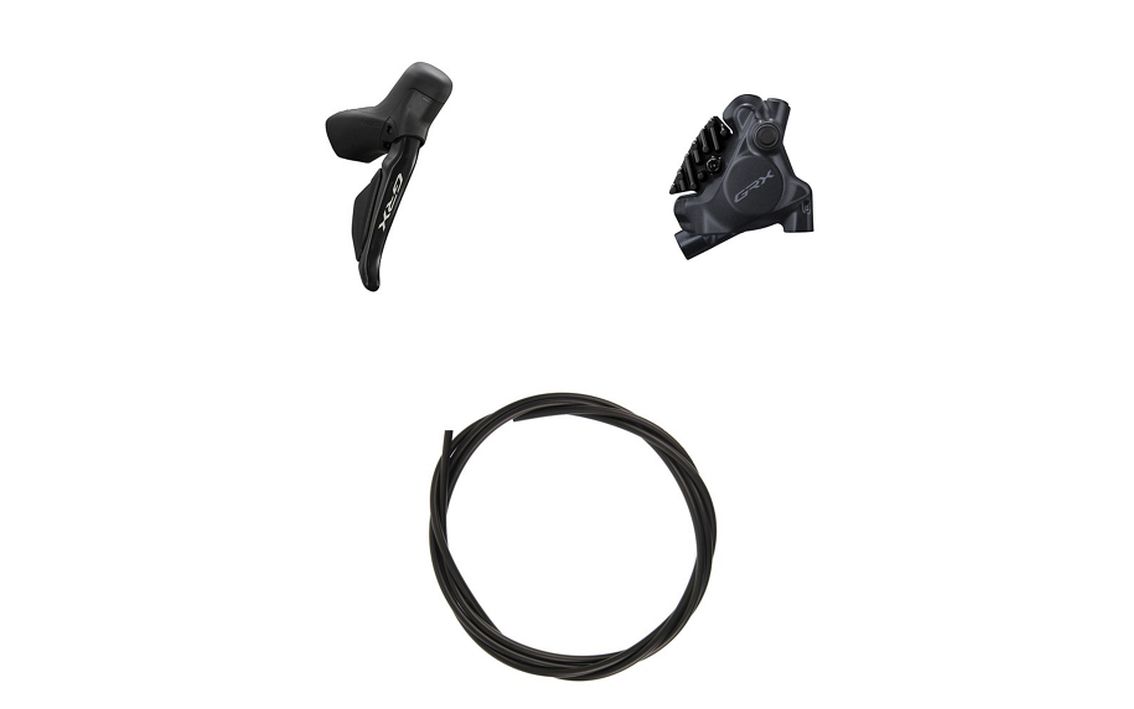 Stabdžių pavarų rankenėlė su hidrauliniais stabdžiais Shimano ST-RX715-R / BR-RX410 GRX Di2