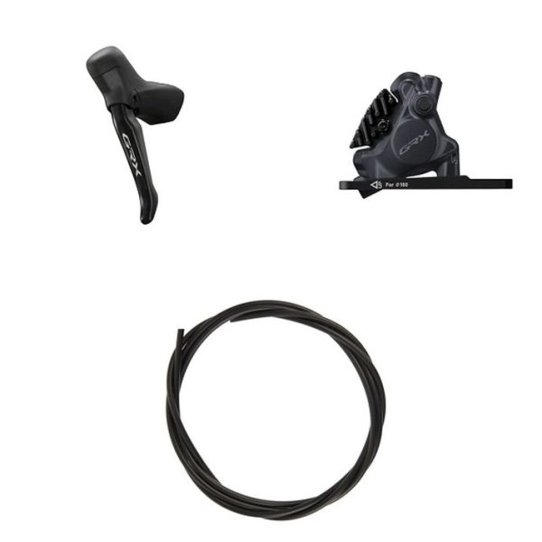 Stabdžių pavarų rankenėlė su hidrauliniais stabdžiais Shimano BL-RS717-L / BR-RX410 GRX Di2