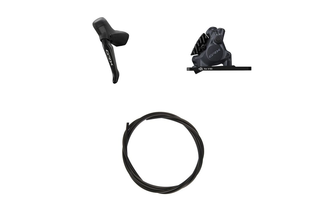 Stabdžių pavarų rankenėlė su hidrauliniais stabdžiais Shimano BL-RS717-L / BR-RX410 GRX Di2
