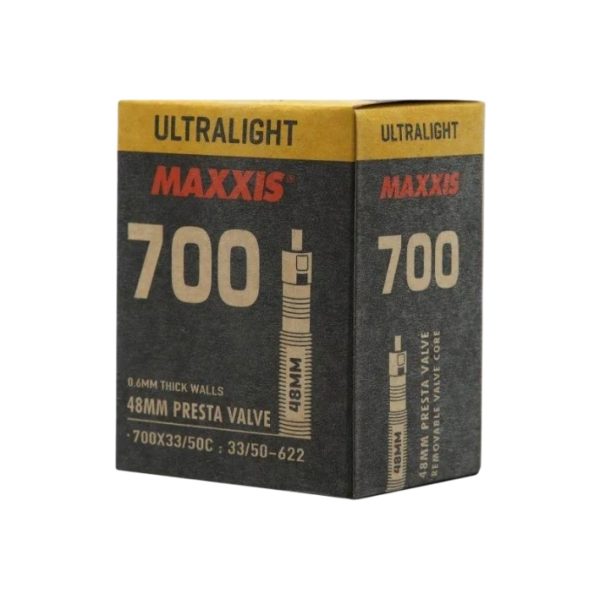 Kamera dviračiui Maxxis 700 x 33/50C Presta 48 mm Ultralight