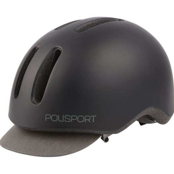 Šalmas dviratininkui Polisport Commuter Juoda