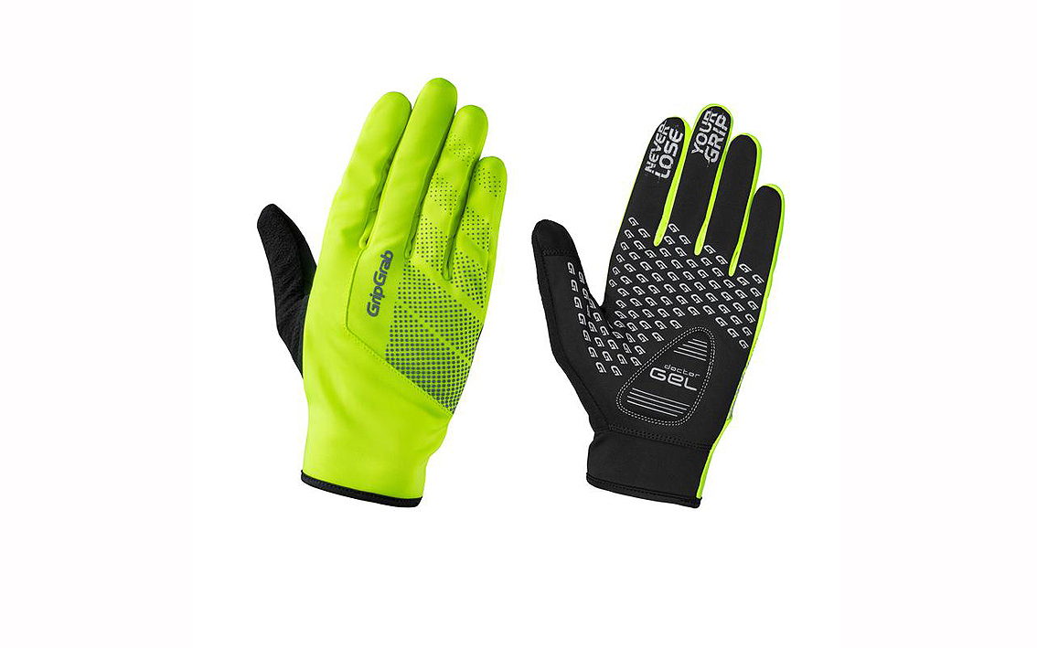 GripGrab ilgos pirštinės Ride Hi-Vis Windproof Midseason XL