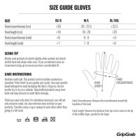 GripGrab žieminės dviratininko pirštinės Merino Liner XS/S #4