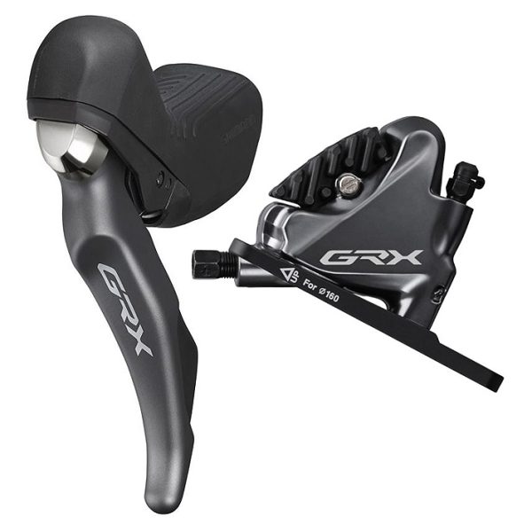 Stabdžių pavarų rankenėlė su hidrauliniais stabdžiais Shimano ST-RX810(L) BR-RX810(F) GRX