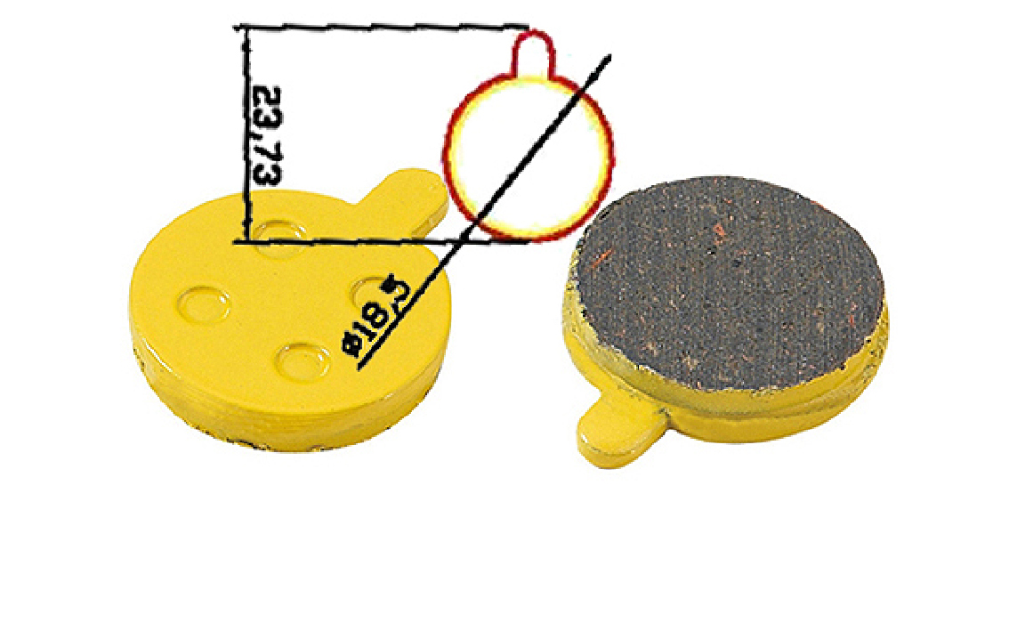Stabdžių trinkelės D-brake Alhonga DS23