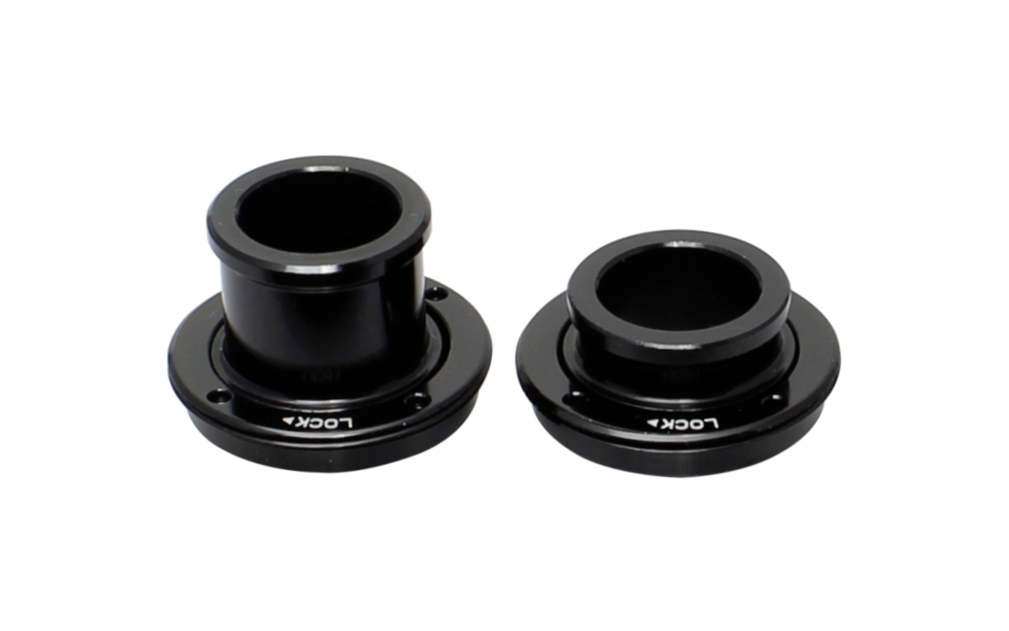 Stebulės priekinės adapteriai Novatec FRONT X15 Center Lock