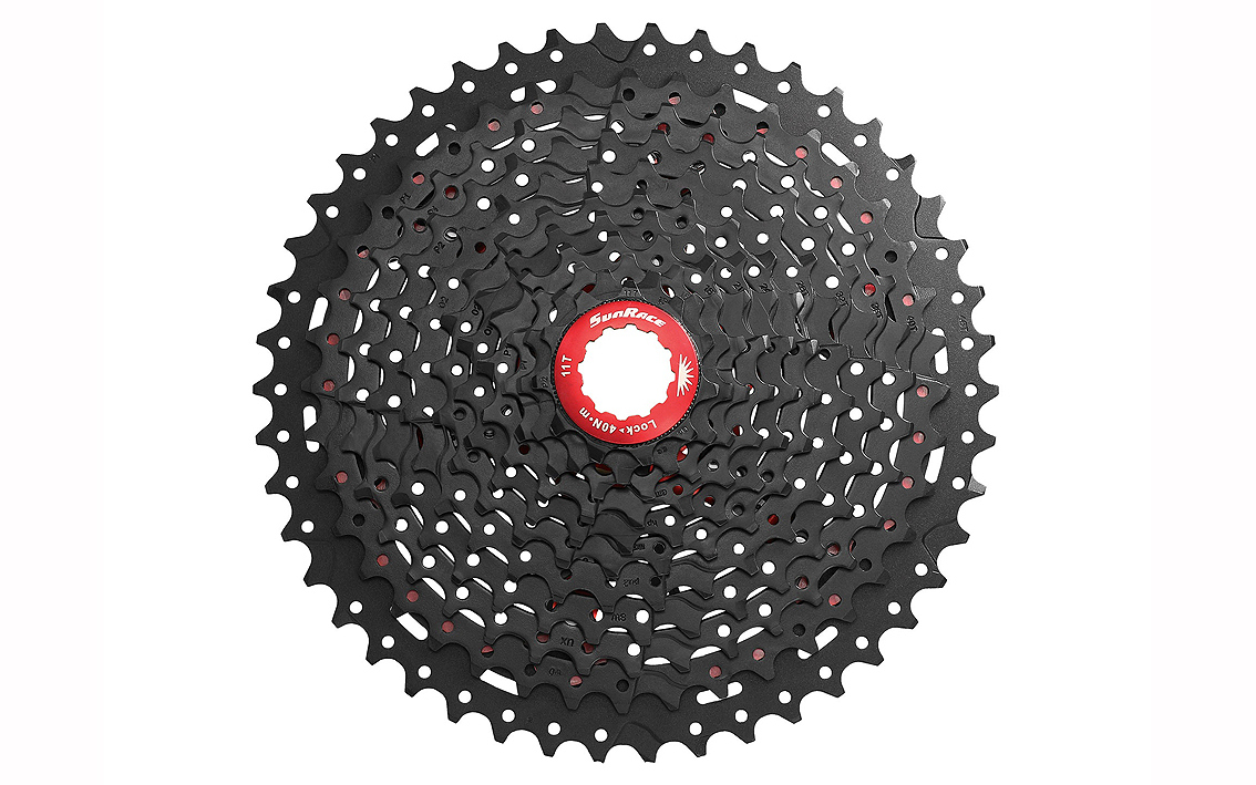 Žvaigždžių blokas galinis SunRace CSMX9X SRAM XD