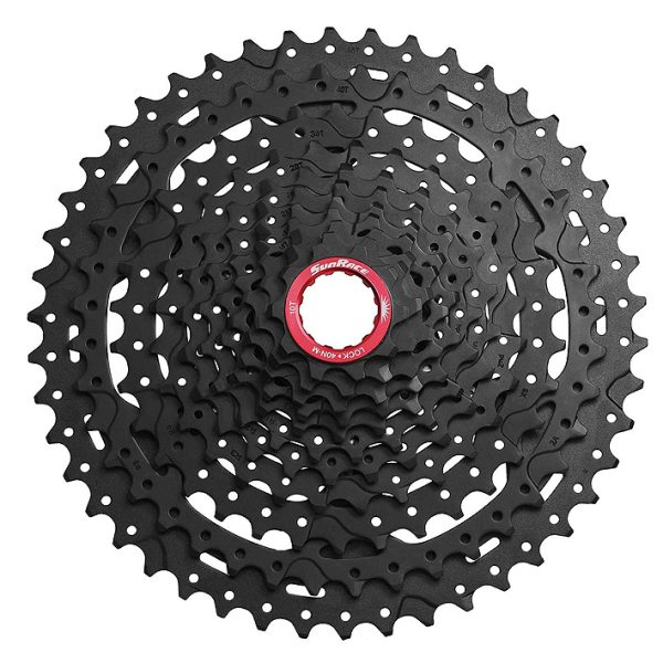 Žvaigždžių blokas galinis SunRace CSMX9X SRAM XD