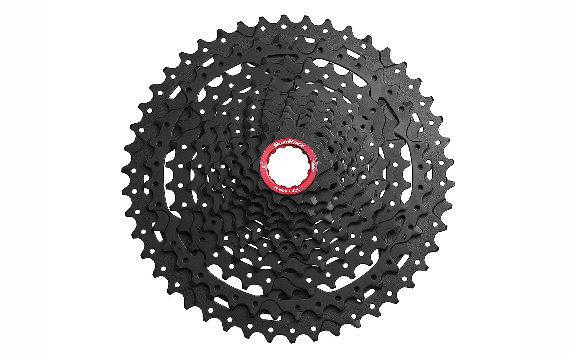 Žvaigždžių blokas galinis SunRace CSMX9X SRAM XD