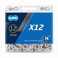 Grandinė KMC X12 Silver Black