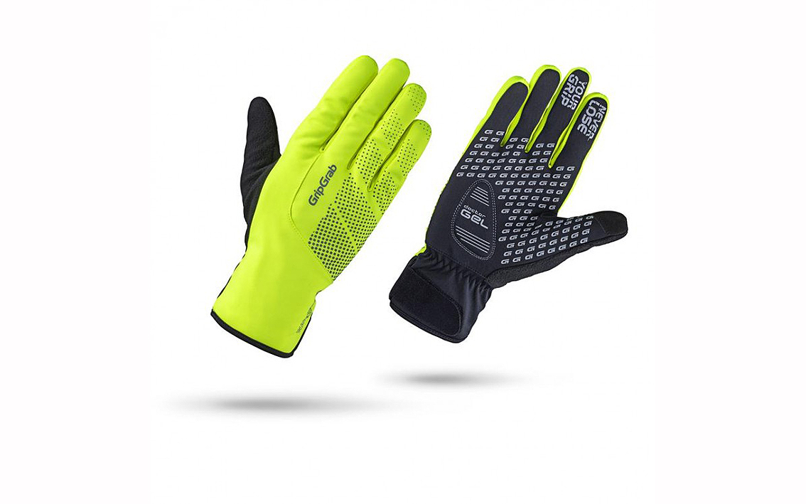 GripGrab žieminės pirštinės Ride Hi-Vis Waterproof M