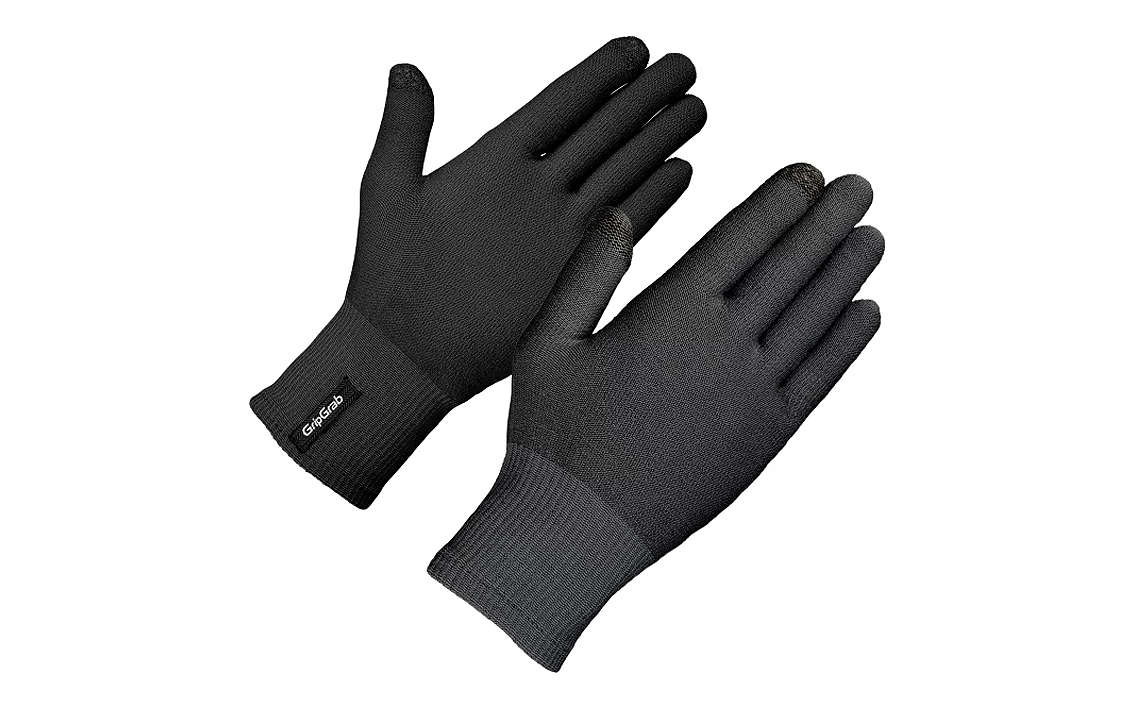 GripGrab žieminės pirštinės Merino Liner M/L Black