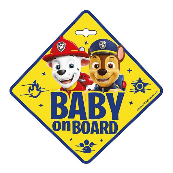 Ženklas Baby on board Seven Paw Patrol Boys