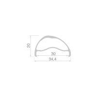 Ratas priekinis BlackJack SL 30 ASY Center Lock SB