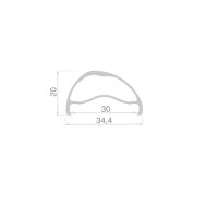 Ratas priekinis BlackJack SL 30 ASY Center Lock SB #2