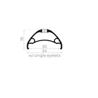 Ratas galinis 29" Rodi Tryp 30 EVO QR 6-Bolt FH 4