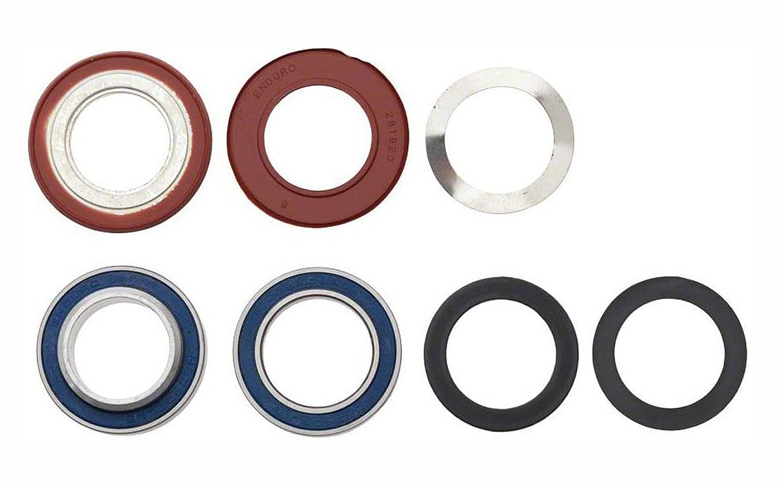 Miniklio veleno guolių komplektas Enduro Bearings BB90/95 SRAM ABEC 3 Oversized