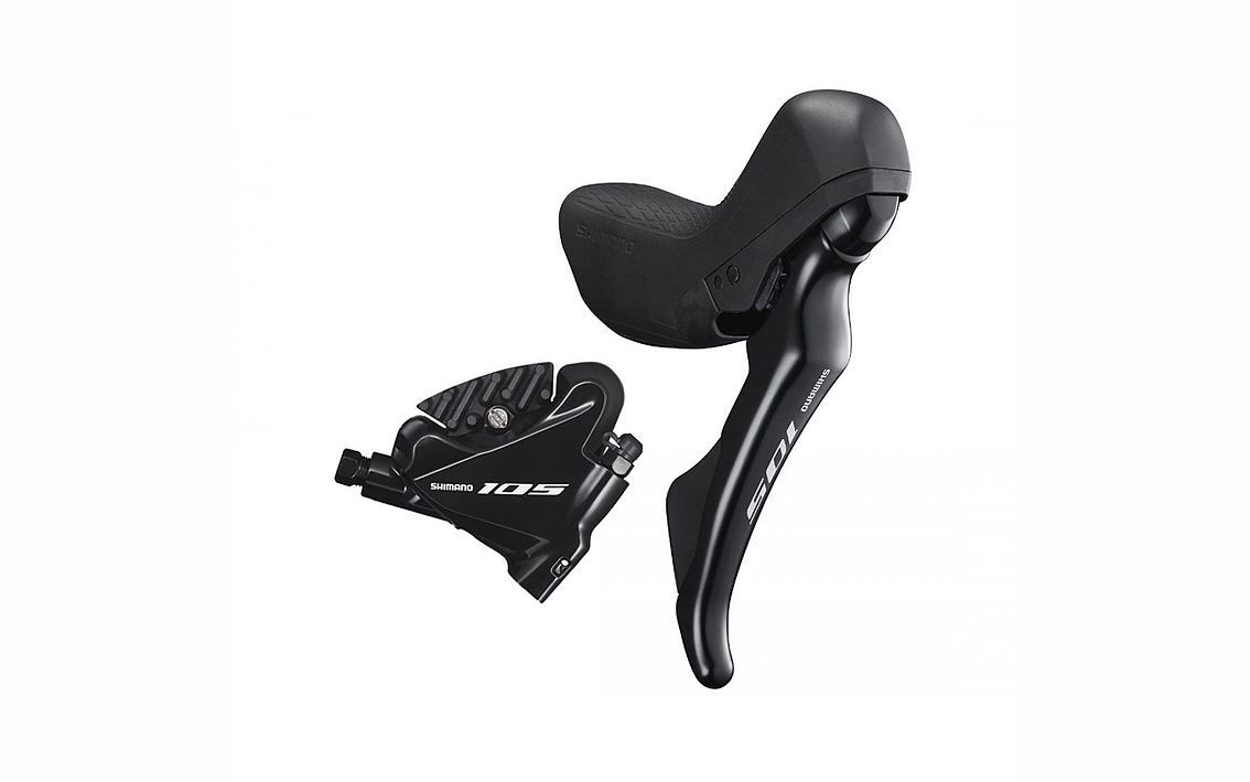 Stabdžių pavarų rankenėlė su hidrauliniais stabdžiais Shimano ST-R7020(L) BR7070(F) 105