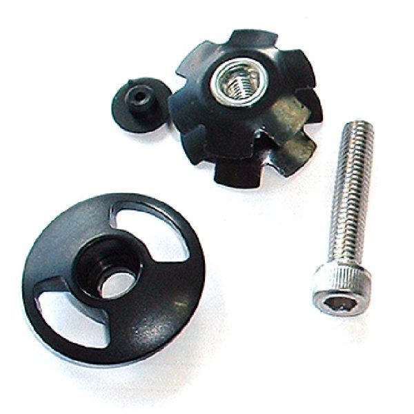 Vairo kolonėlės kepurėlė ir ežys su varžtu First 28.6 mm