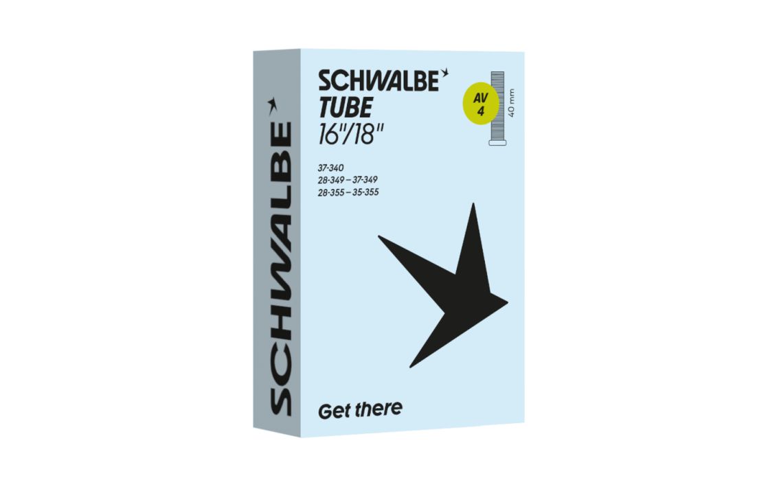 Kamera dviračiui Schwalbe 16/18 x x 1 3/ Auto 40 mm 4
