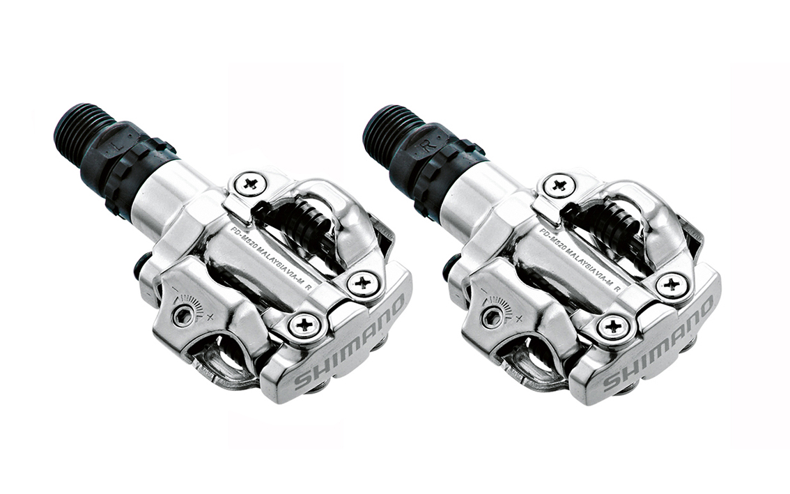 Pedalai Shimano PD-M520 Silver