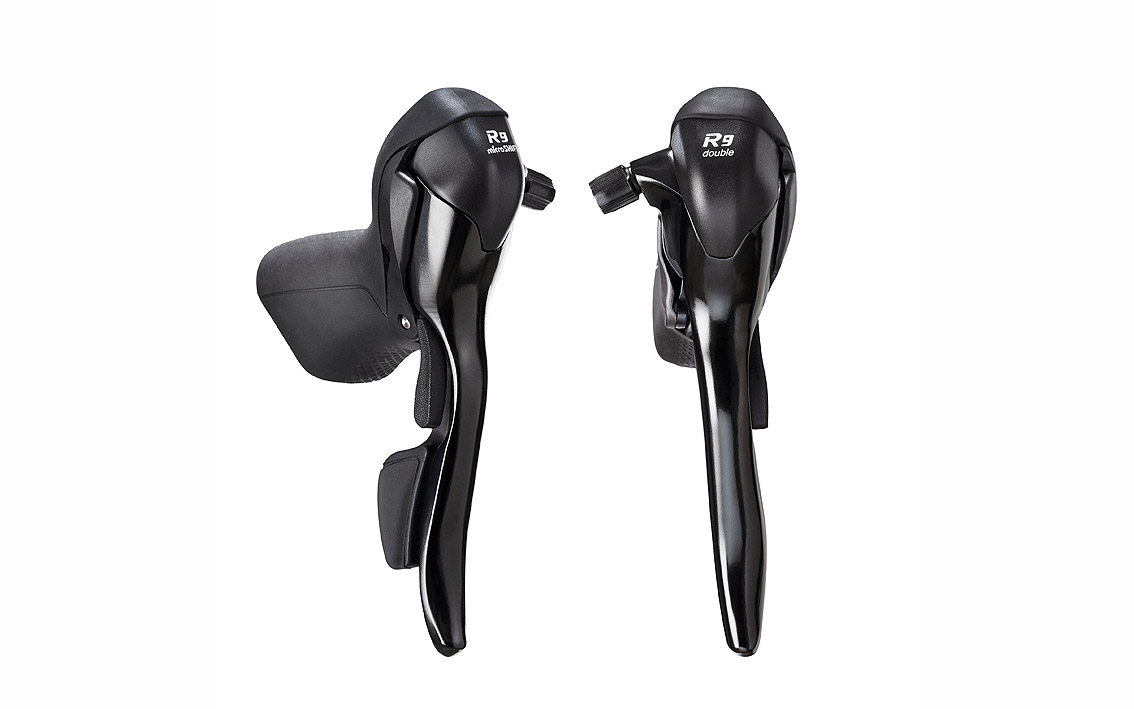 Pavarų stabdžių rankenėlės microSHIFT R9 SB-R492-BK