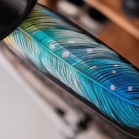 Skydelis galinis Ass Savers Regular Feather Tropical