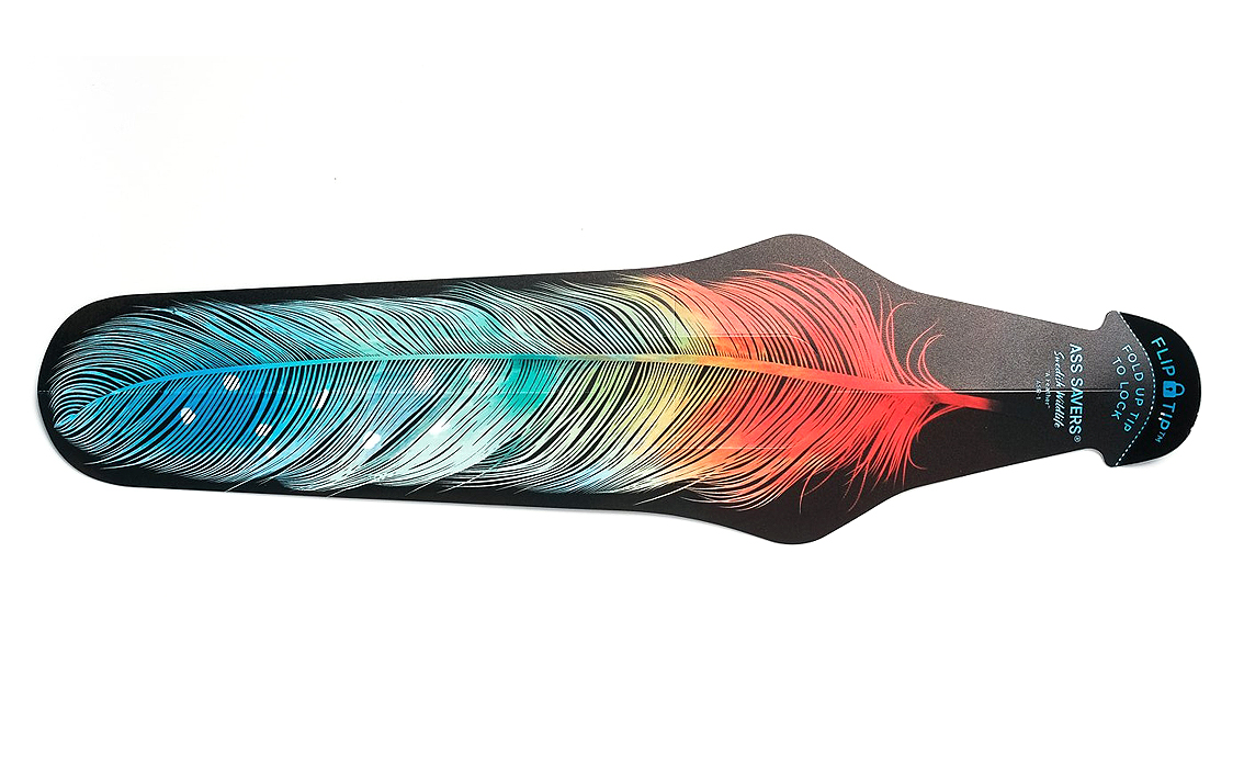 Skydelis galinis Ass Savers Regular Feather Tropical