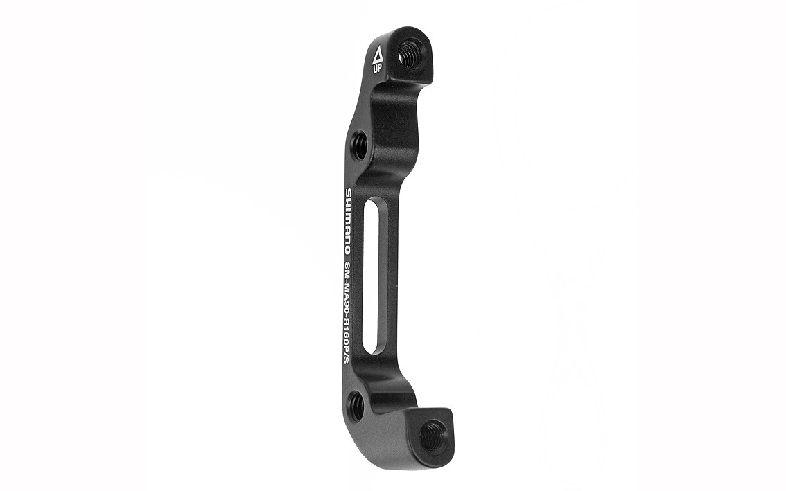 Diskinių stabdžių suporto adapteris Shimano SM-MA90-R160 Post/Standard