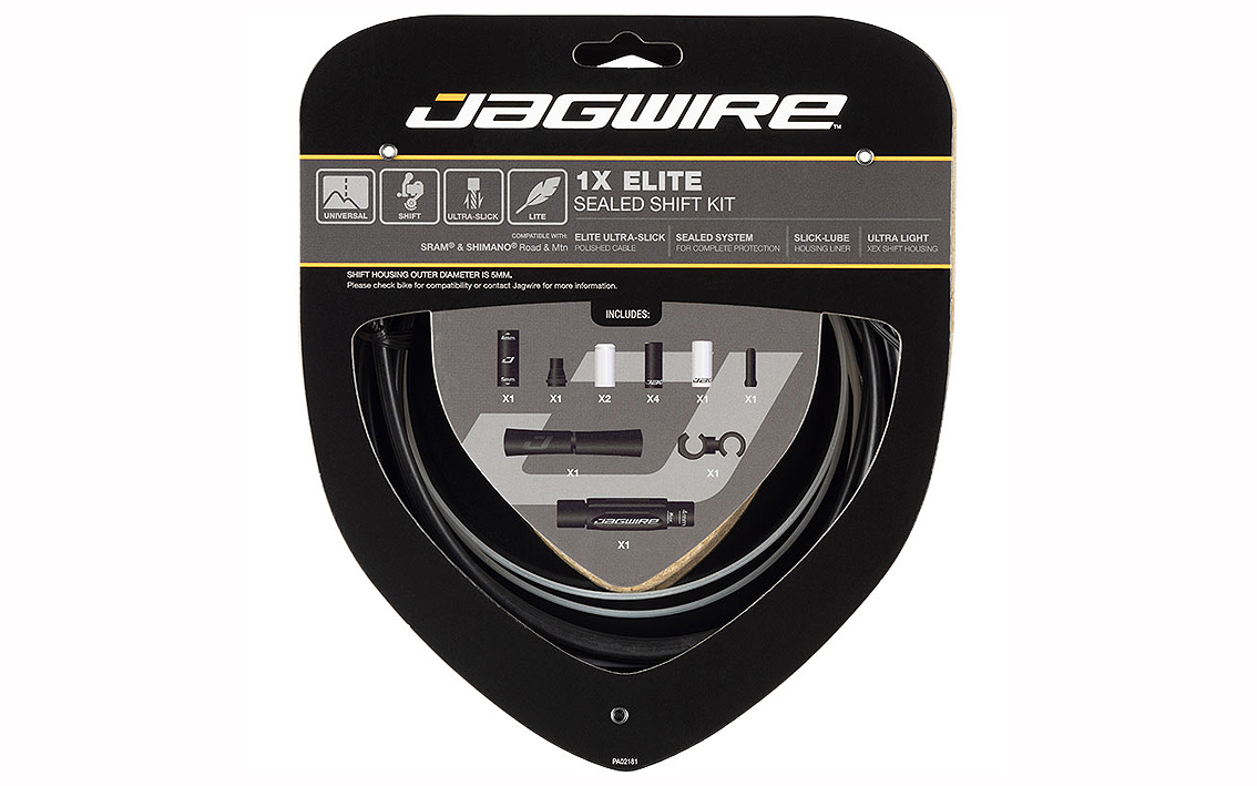 Rinkinys pavaroms Jagwire 1X Elite Sealed Stealth Black 2200mm