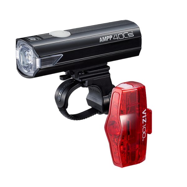 Light set Cat Eye AMPP400S/ViZ100 (USB-C/Micro USB)