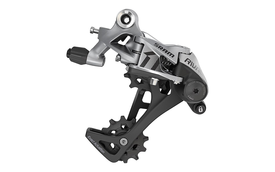 Perjungėjas galinis SRAM Rival 1 Longe Cage