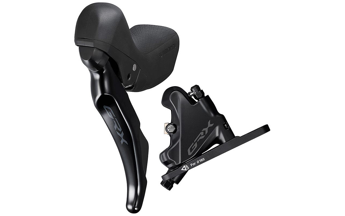 Stabdžių pavarų rankenėlė su hidrauliniais stabdžiais Shimano ST-RX400(L) BR-RX400(F) GRX