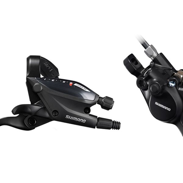Pavarų stabdžių rankenėlė su stabdžiais Shimano ST-EF505 BR-MT200