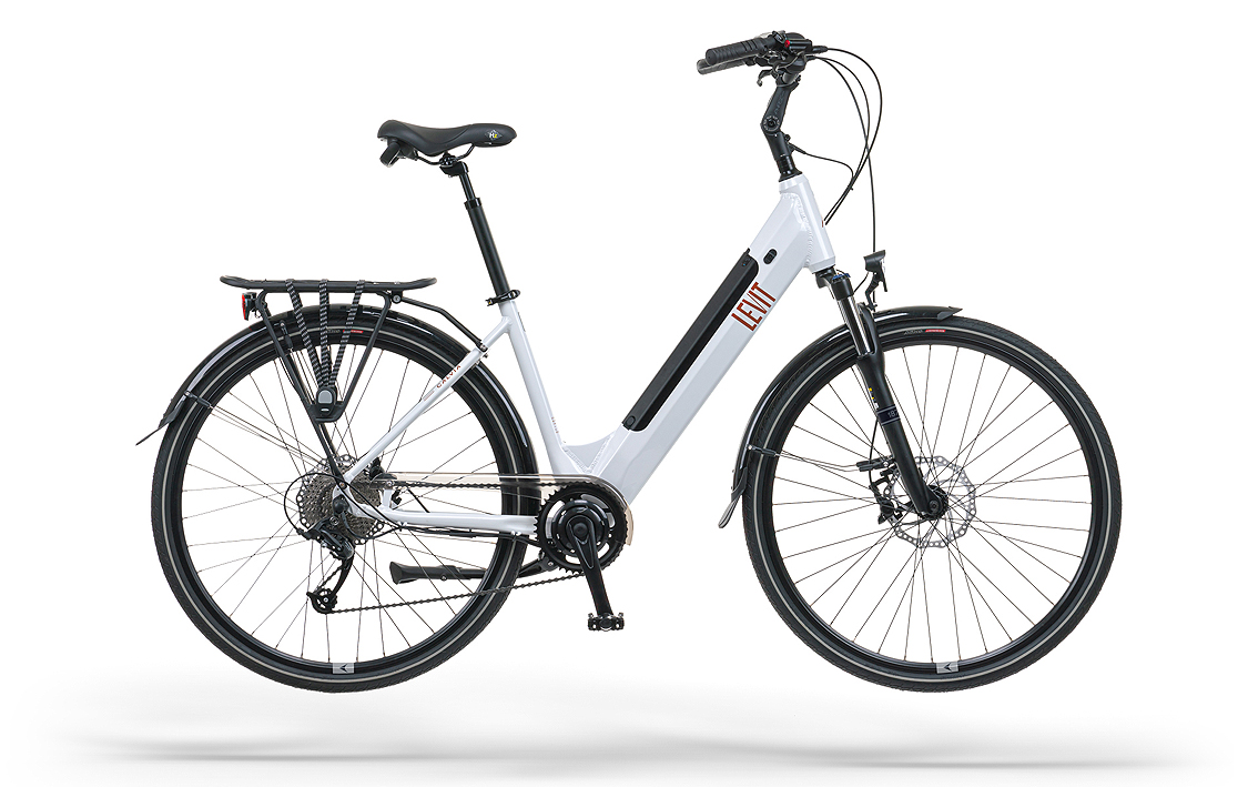 Dviratis Levit Calvia HD 468 e-City Balta 26"